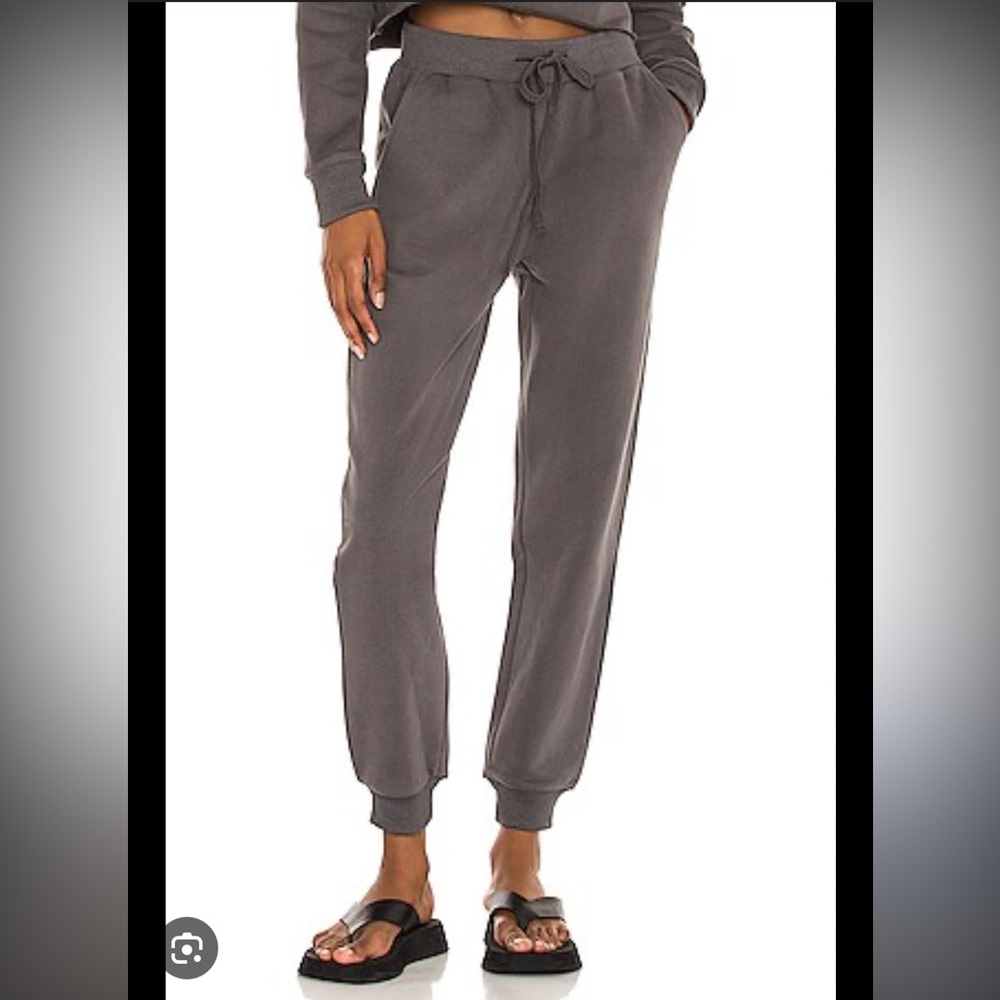 L’urv Revolve Women's Gray Jogger Pants Coming Home Track Pant Charcoal Grey